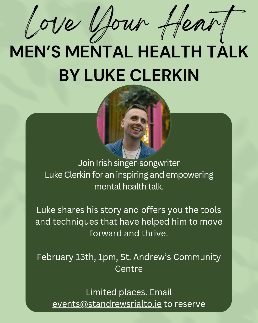 Men’s Mental Health Workshop